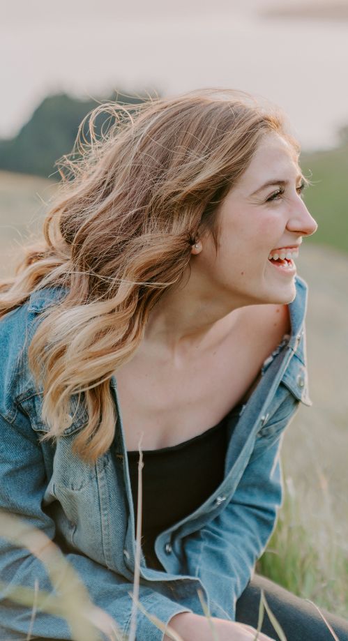 Business owner smiling outdoors